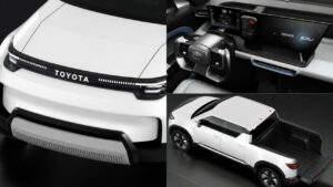 New Toyota pickup, ‘Hilux’s smaller sister’, will have a look inspired by the Corolla Cross, a 2.0 engine with up to 176 hp, a plug-in hybrid flex version with 223 hp and an electric range of 86 km to face Fiat Toro and BYD Mako